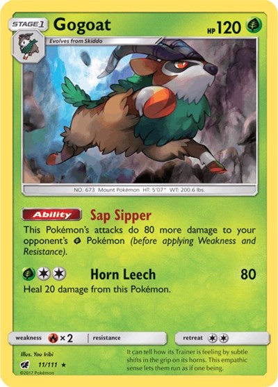 Gogoat - 11/111 (Holo Rare) [CIN-11-HR]