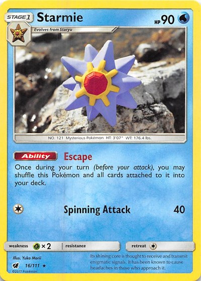 Starmie - 16/111 (Rare) [CIN-16-R]