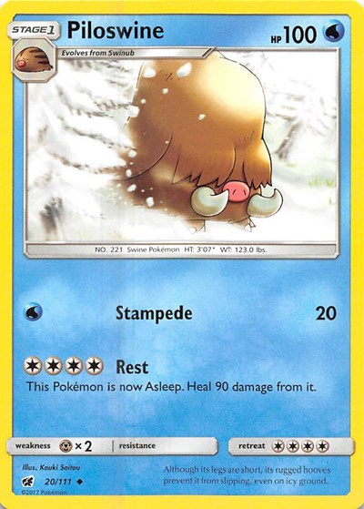 Piloswine - 20/111 (Uncommon) [CIN-20-U]