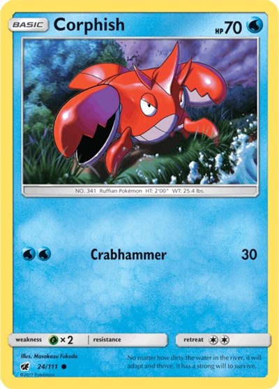 Corphish - 24/111 (Common) [CIN-24-C]