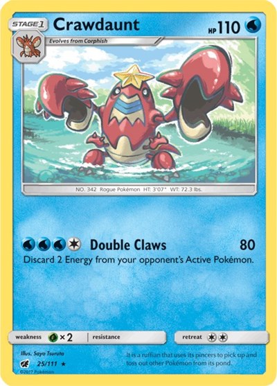 Crawdaunt - 25/111 (Rare) [CIN-25-R]