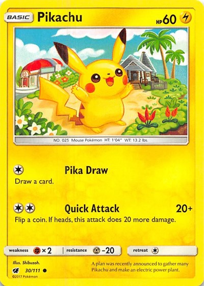 Pikachu - 30/111 (Common) [CIN-30-C]