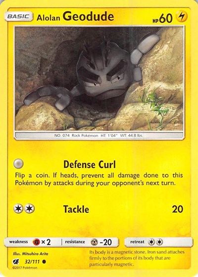 Alolan Geodude - 32/111 (Common) [CIN-32-C]