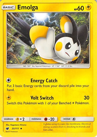 Emolga - 35/111 (Uncommon) [CIN-35-U]