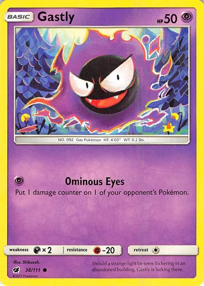 Gastly - 36/111 (Common) [CIN-36-C]