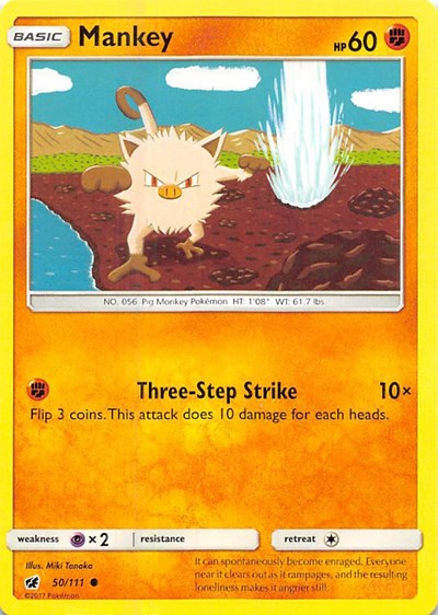 Mankey - 50/111 (Common) [CIN-50-C]
