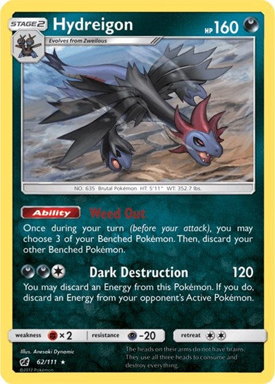 Hydreigon - 62/111 (Rare) [CIN-62-R]