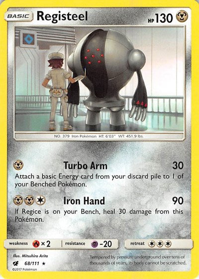 Registeel - 68/111 (Rare) [CIN-68-R]