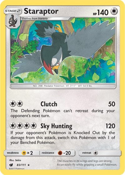 Staraptor - 83/111 (Rare) [CIN-83-R]