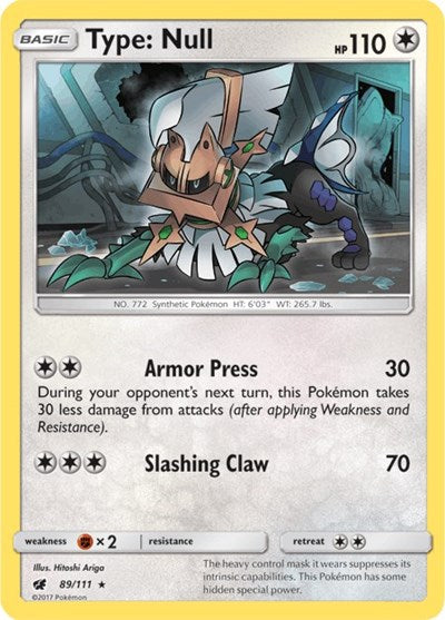 Type: Null - 89/111 (Holo Rare) [CIN-89-HR]