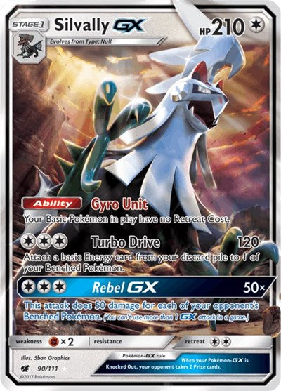 Silvally GX - 90/111 (Ultra Rare) [CIN-90-UR]