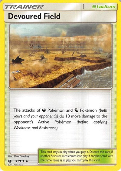 Devoured Field - 93/111 (Uncommon) [CIN-93-U]