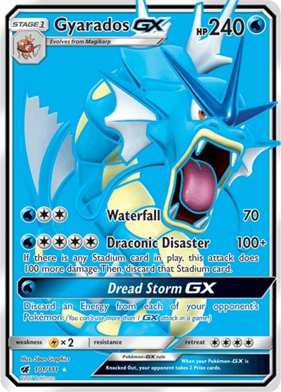 Gyarados GX - 101/111 (Ultra Rare) [CIN-101-UR]
