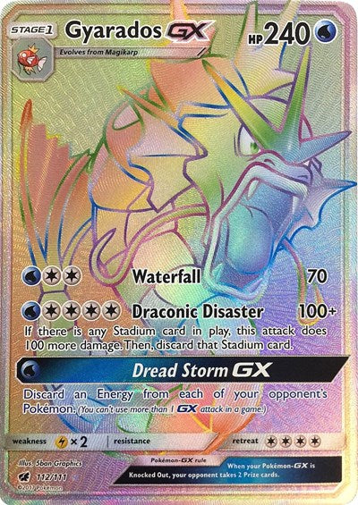Gyarados GX - 112/111 (Secret Rare) [CIN-112-SR]