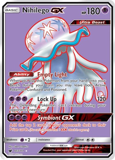 Nihilego GX - 103/111 (Ultra Rare) [CIN-103-UR]