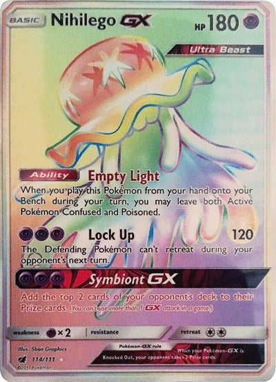 Nihilego GX - 114/111 (Secret Rare) [CIN-114-SR]