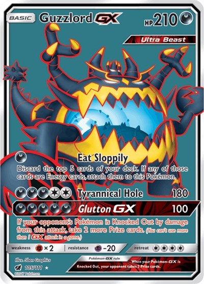 Guzzlord GX - 105/111 (Ultra Rare) [CIN-105-UR]