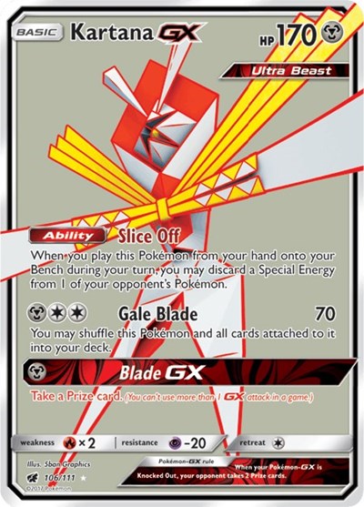 Kartana GX - 106/111 (Ultra Rare) [CIN-106-UR]