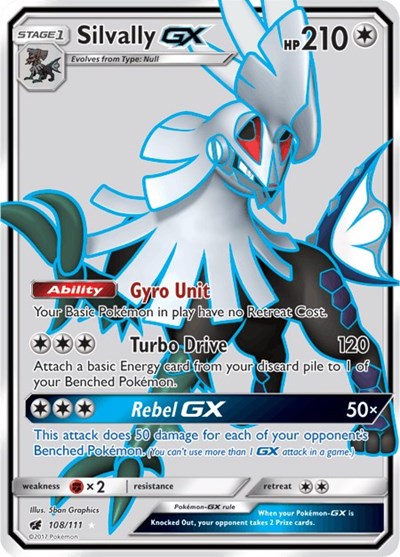Silvally GX - 108/111 (Ultra Rare) [CIN-108-UR]