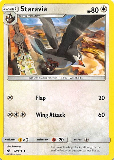 Staravia - 82/111 (Uncommon) [CIN-82-U]