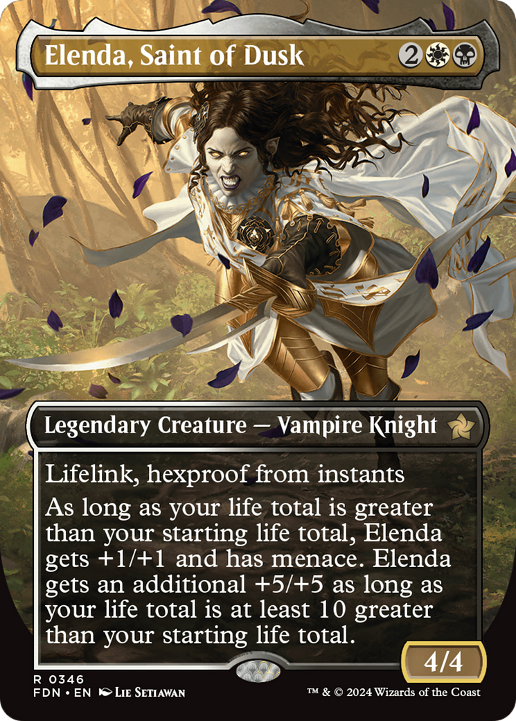 Elenda, Saint of Dusk - Borderless [FDN-346]