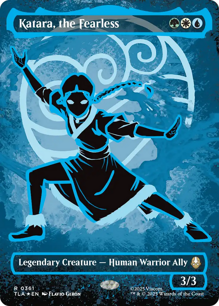 Katara, the Fearless - Borderless - Neon Ink - Full Art [TLA-361]