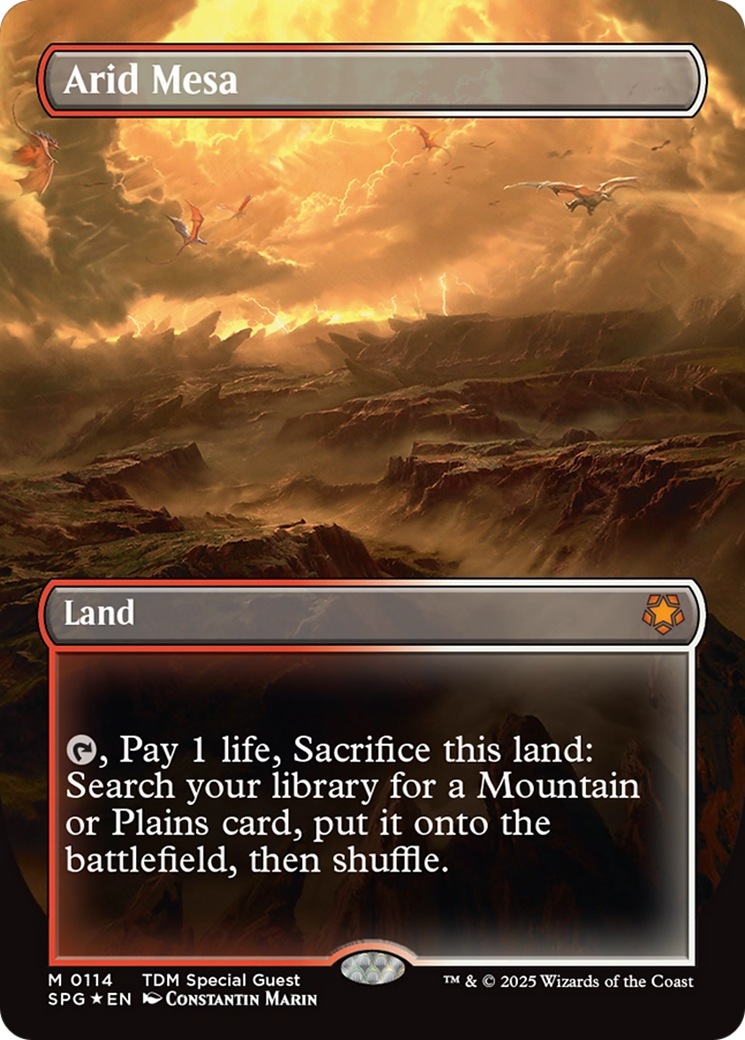 Arid Mesa - Borderless - Dragonscale Foil [SPG-114]