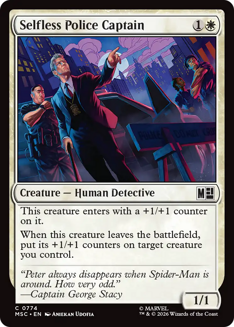 Selfless Police Captain [MSC-774]