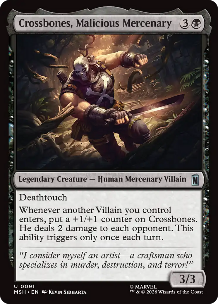 Crossbones, Malicious Mercenary [MSH-91]