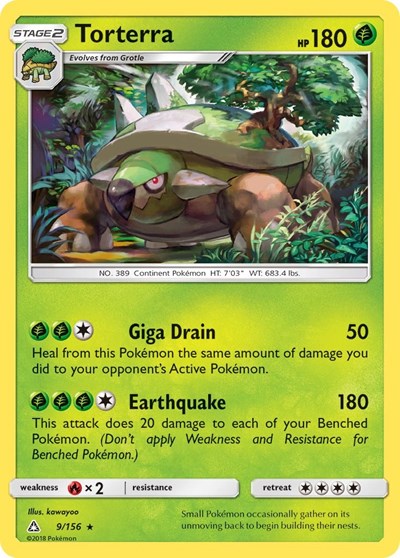 Torterra - 9/156 (Holo Rare) [UPR-9-HR]