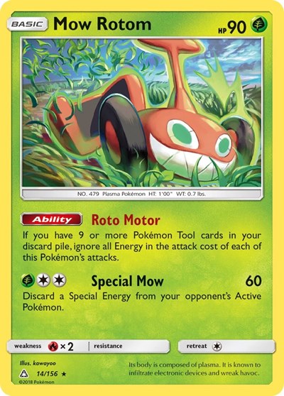 Mow Rotom - 14/156 (Rare) [UPR-14-R]