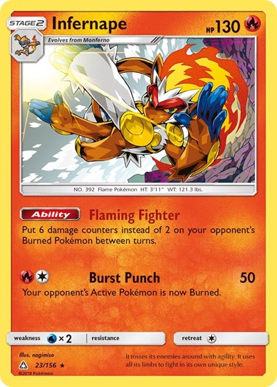 Infernape - 23/156 (Holo Rare) [UPR-23-HR]