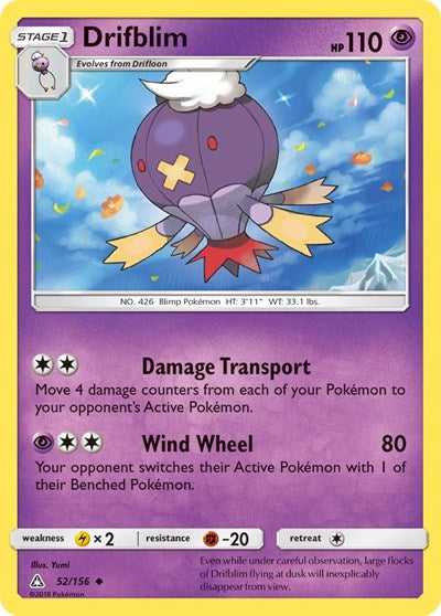 Drifblim - 52/156 (Uncommon) [UPR-52-U]