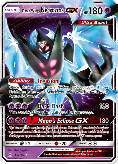 Dawn Wings Necrozma GX - 63/156 (Ultra Rare) [UPR-63-UR]