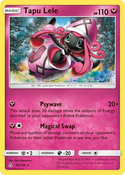 Tapu Lele - 94/156 (Rare) [UPR-94-R]