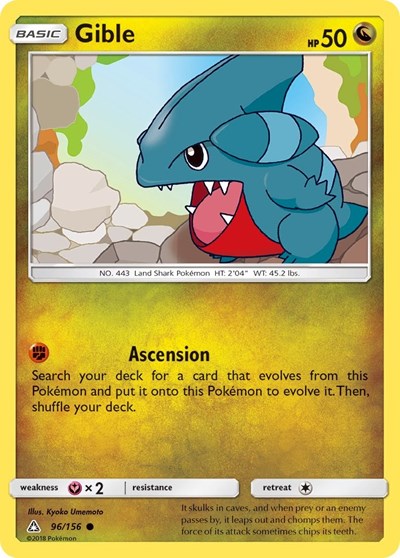 Gible - 96/156 (Common) [UPR-96-C]