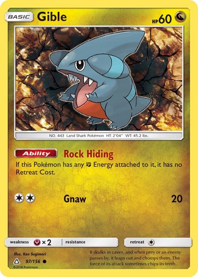 Gible - 97/156 (Common) [UPR-97-C]