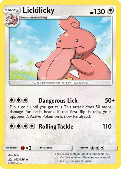 Lickilicky - 103/156 (Rare) [UPR-103-R]
