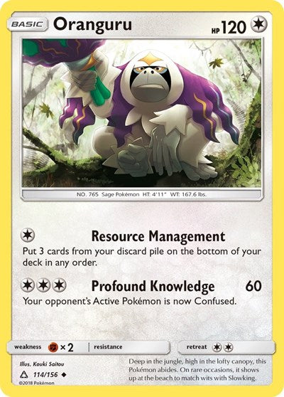 Oranguru - 114/156 (Uncommon) [UPR-114-U]