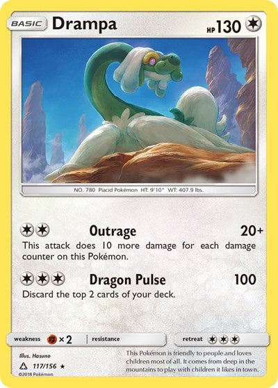 Drampa - 117/156 (Holo Rare) [UPR-117-HR]