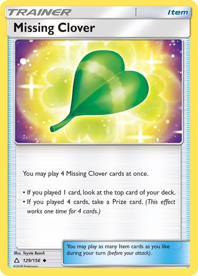Missing Clover - 129/156 (Uncommon) [UPR-129-U]