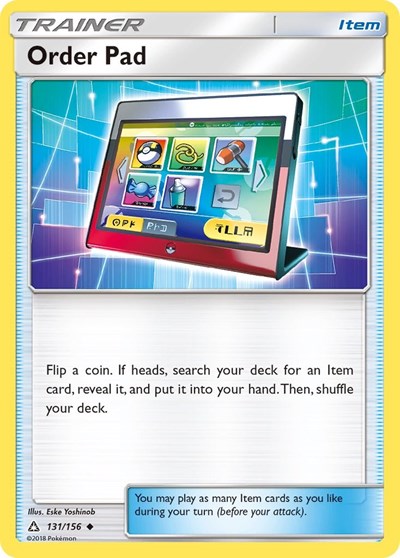 Order Pad - 131/156 (Uncommon) [UPR-131-U]