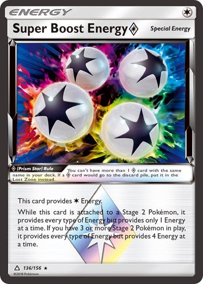 Super Boost Energy Prism Star - 136/156 (Prism Rare) [UPR-136-PR]