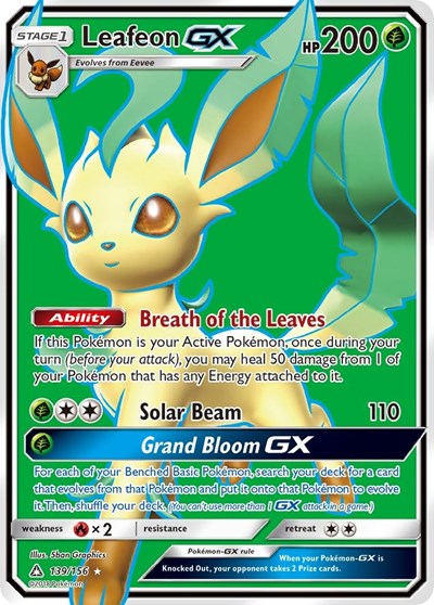 Leafeon GX - 139/156 (Ultra Rare) [UPR-139-UR]