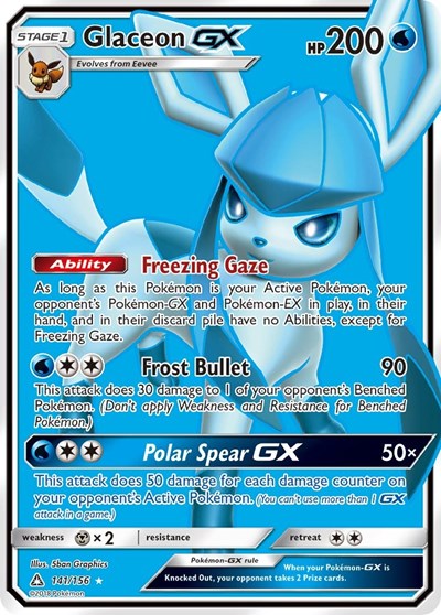 Glaceon GX - 141/156 (Ultra Rare) [UPR-141-UR]