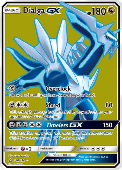 Dialga GX - 146/156 (Ultra Rare) [UPR-146-UR]