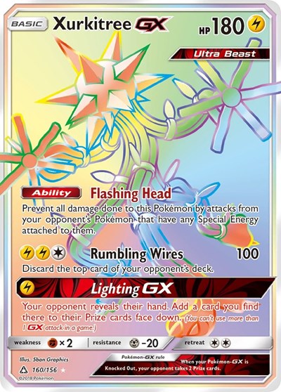 Xurkitree GX - 160/156 (Secret Rare) [UPR-160-SR]