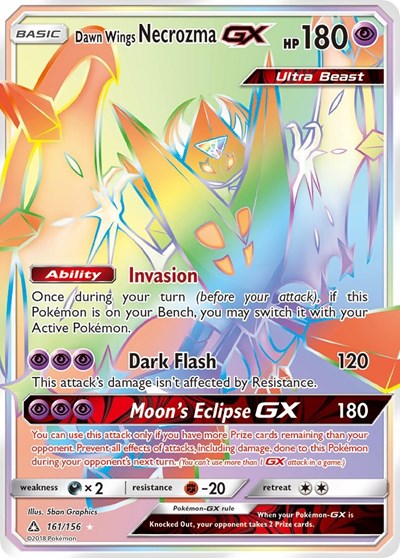 Dawn Wings Necrozma GX - 161/156 (Secret Rare) [UPR-161-SR]