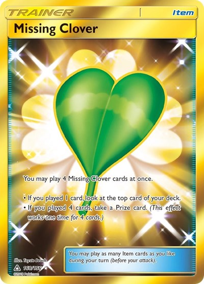Missing Clover - 168/156 (Secret Rare) [UPR-168-SR]