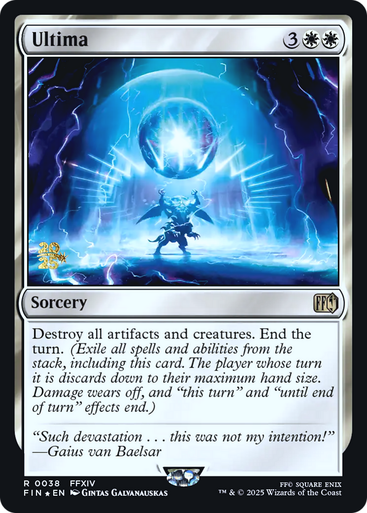 Ultima - Prerelease Promo [PFIN-38s]